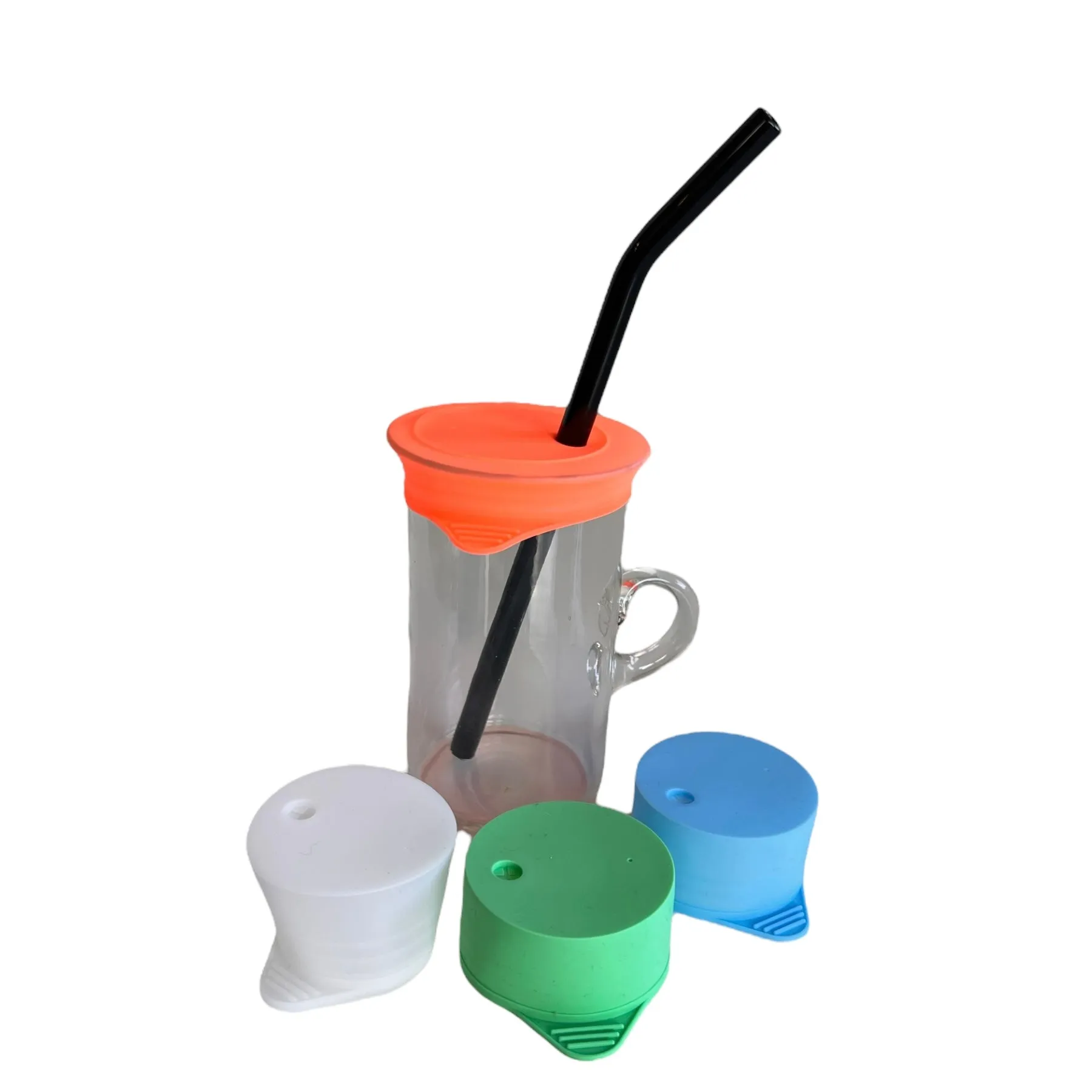 Silicone Cup Cover   Straw