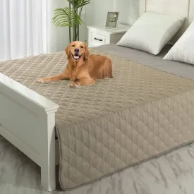SPXTEX Dog Bed Cover Washable Pee Pads Dog Blankets for Puppy Large Dog Cat,Sofa Reversible Changing Pad Reusable 1 Piece68"x82",Beige Sand Sand