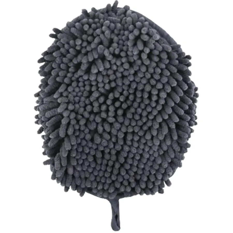 Tall Tails Wet Paw Dry Microfiber Quick-Drying Grooming Mitten Glove - Charcoal