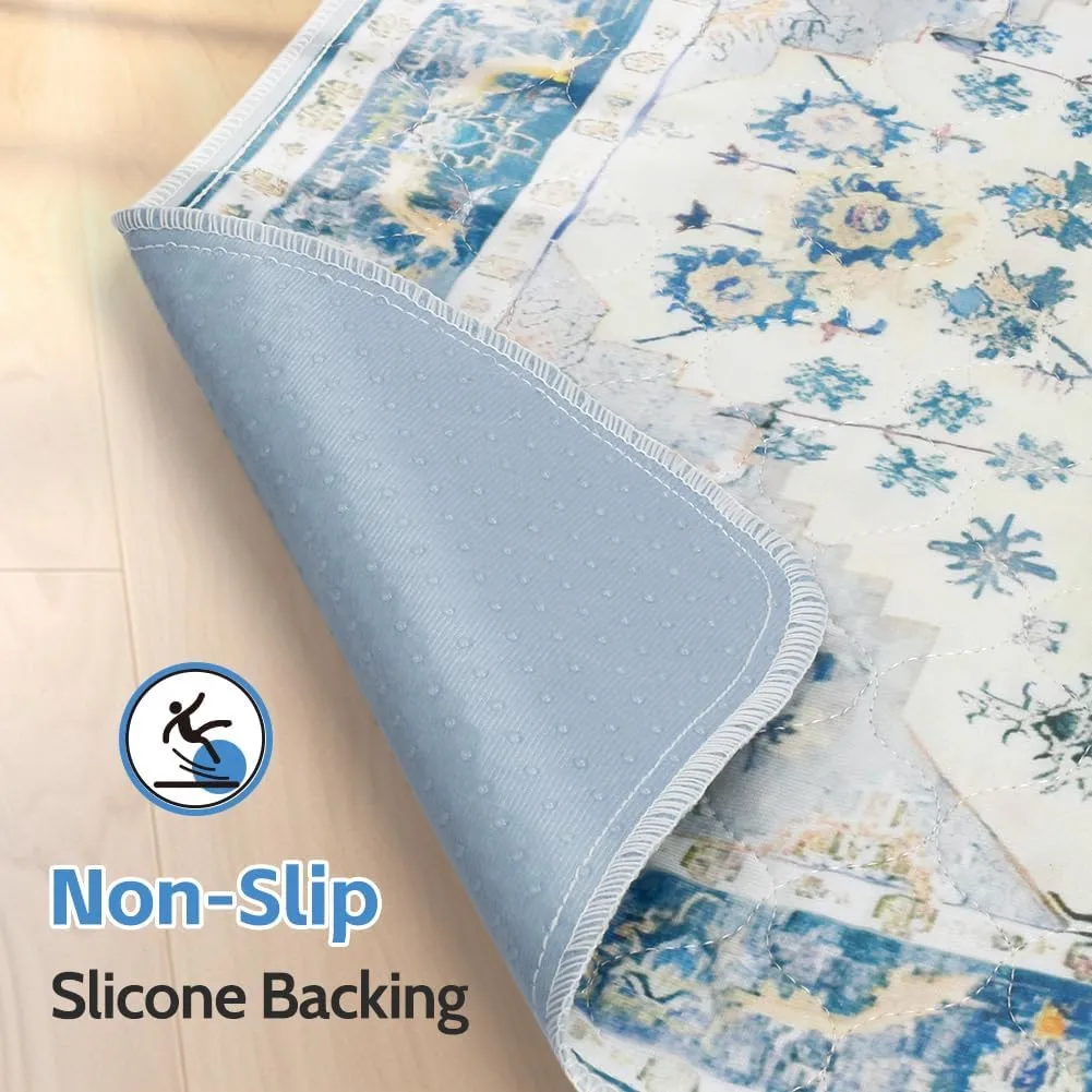 Washable Pee Pads for Dogs, 2 Pack Reusable Puppy Training Pads 48"x32" Super Absorbent Waterproof Dog Training Pads, Non-Slip Potty Pads, Whelping Pads Litter Mat