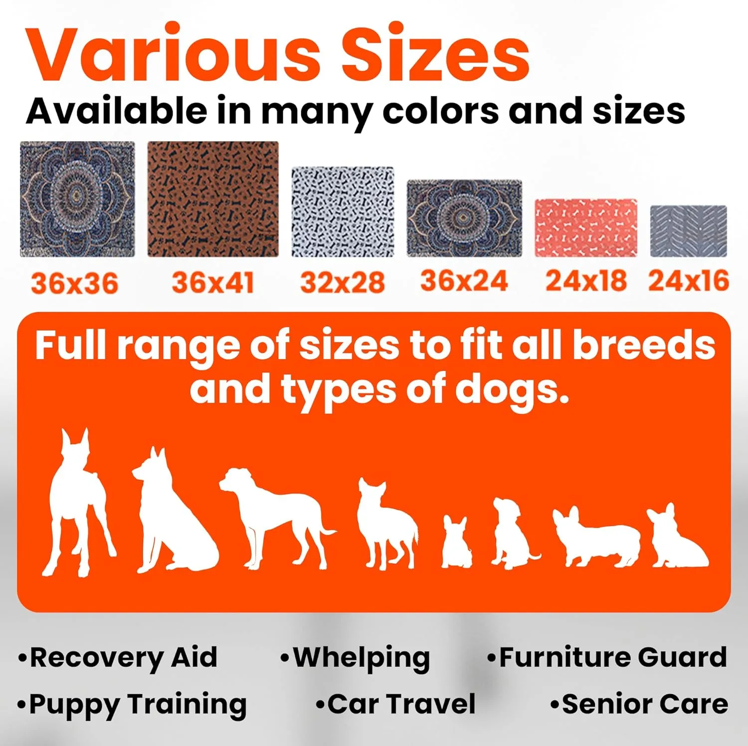 Washable Pee Pads for Dogs 28x32 - 2Pack Super Absorbent Reusable Puppy Potty Training Pad - Waterproof Cloth Whelping Blankets - Urine Leakage & Non-Slip Mat for Housebreaking Carpet
