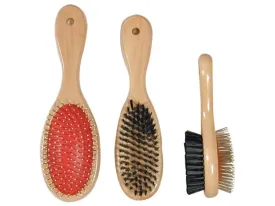 Wooden Handle Double Sided Brush Sml